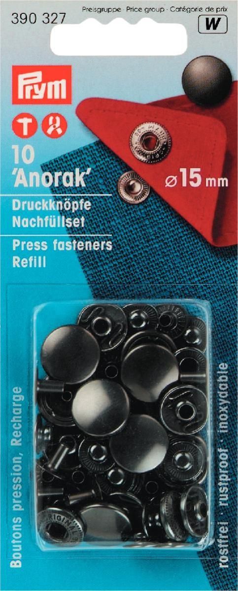 Prym Consumer Europe GmbH-NF-Nachfüllp. Für 390302 MS 15 mm brüniert_365-390327_
