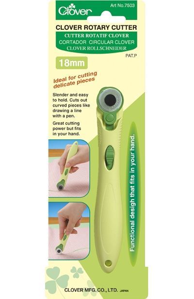 Clover MFG Co.Ltd.-Clover Rollschneider 18mm /VE3_24-7503_