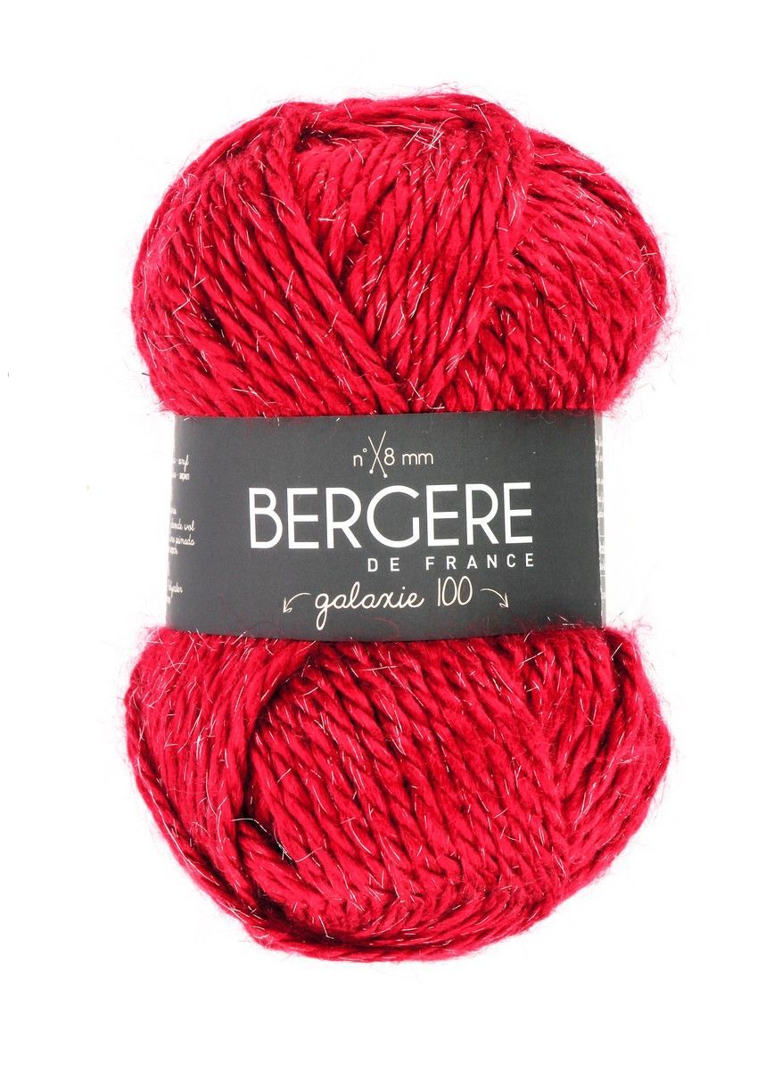Bergere Galaxie 100, 80% Polyacryl, 18% Wolle, 2% Polyester 70m/100g,  Fb. Diable