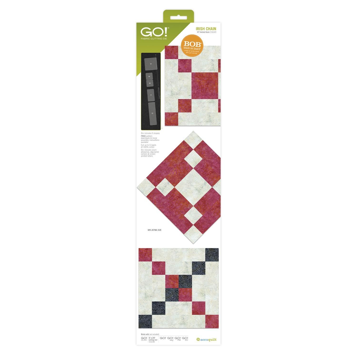 Accuquilt-Accuquilt Stanzform GO! Irish Chain_28-55649_
