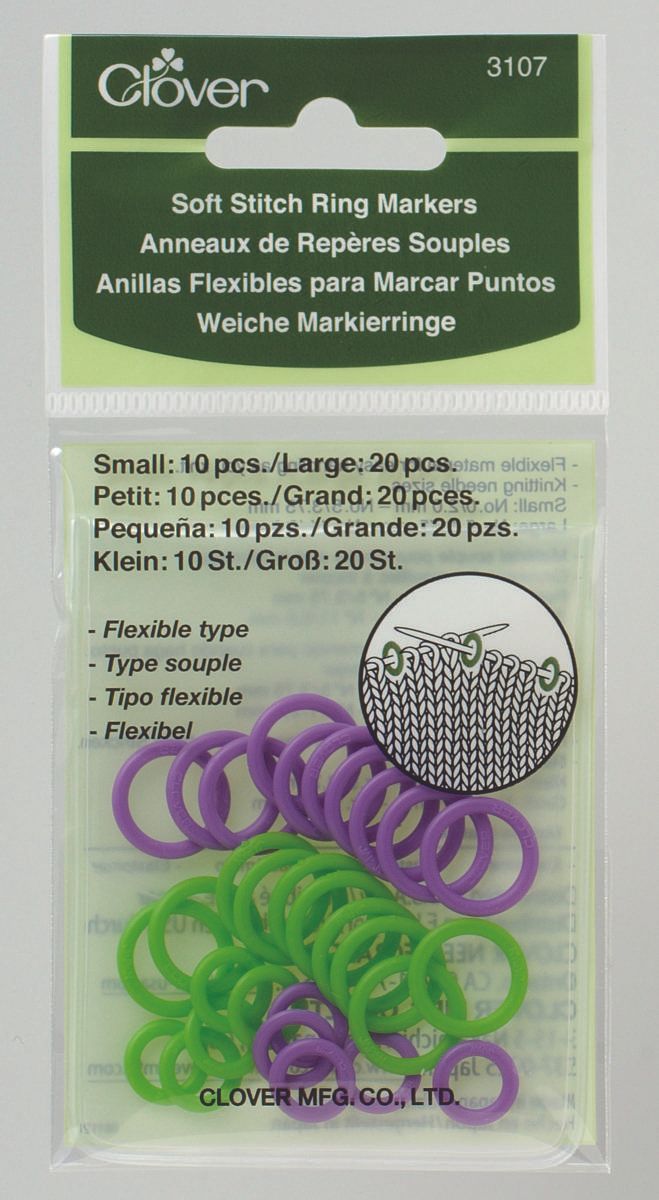 Clover MFG Co.Ltd.-Weiche Markierringe /VE3_24-3107_
