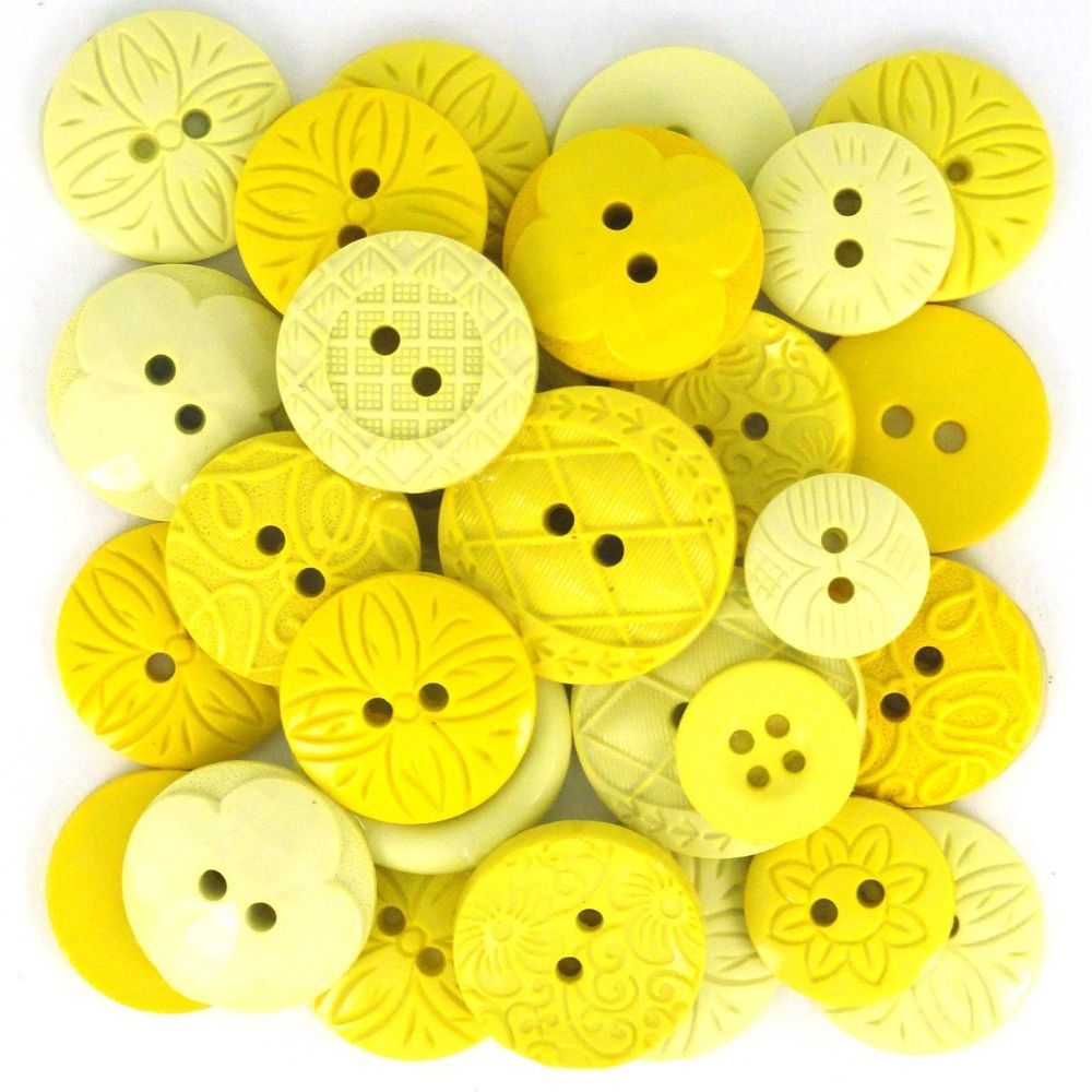 Dress It Up Buttons Color Me Yellow