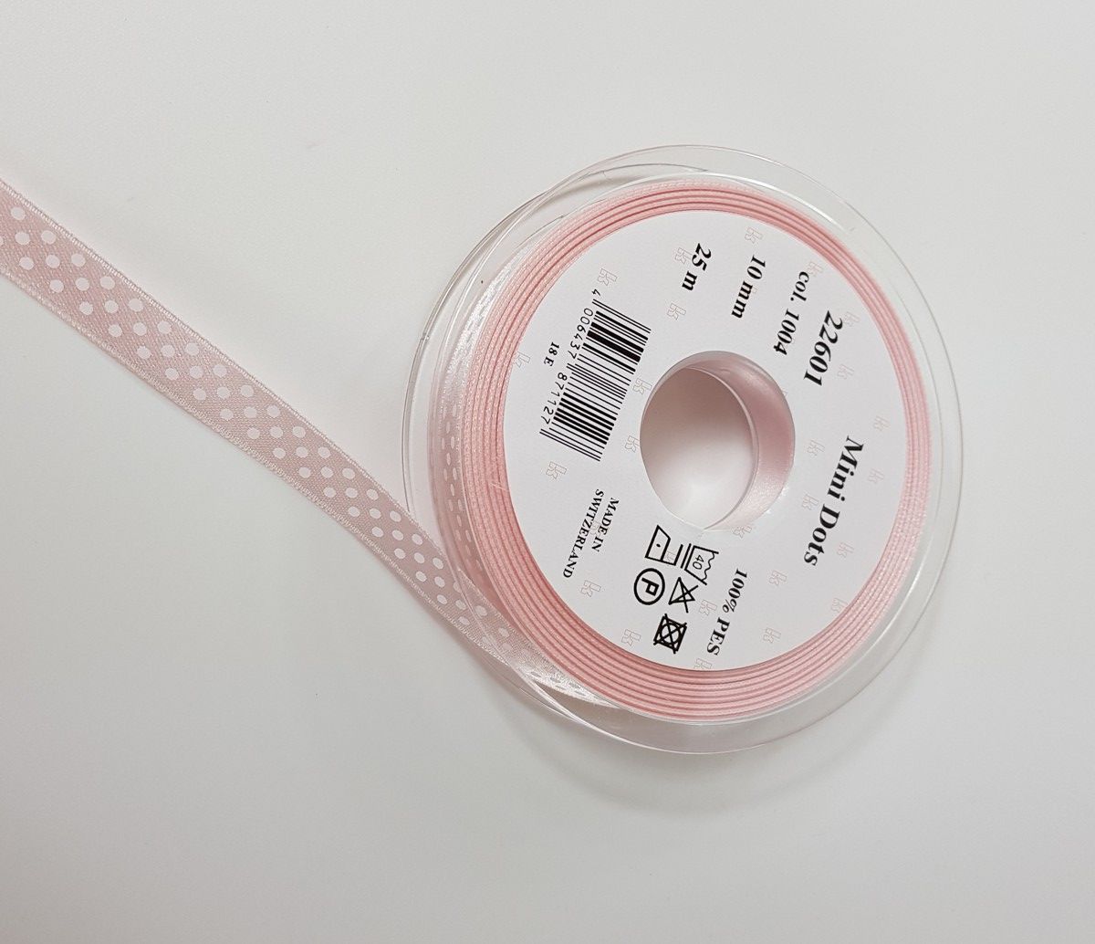 Seidenbandweberei-Satinband Mini Dots; 100% PES_55-226011004_