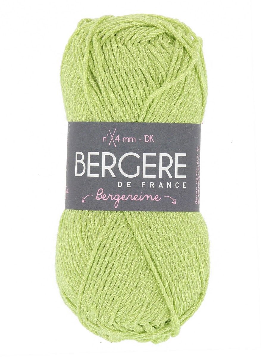 Bergere Bergereine 50% Wolle (Merino), 50% Bio-Baumwolle  95m/50g, Fb. Green ***
