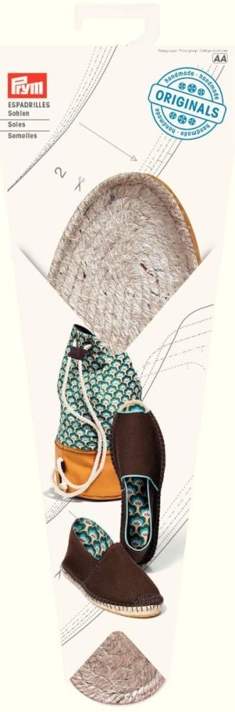 Espadrilles - Sohlen Gr. 39 (neues Design) 1Paar