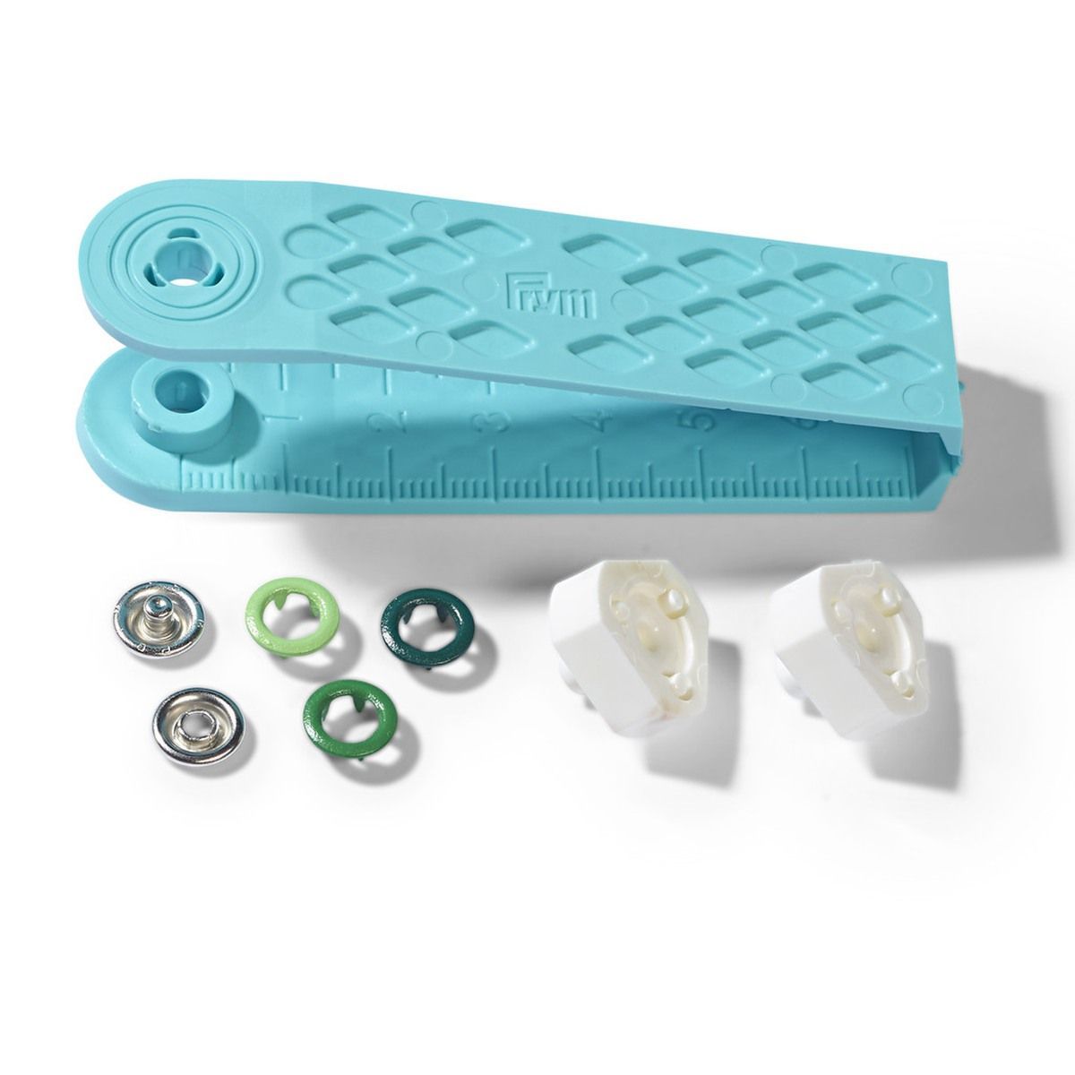 Prym Consumer Europe GmbH-PL Druckknopf Jersey Color MS 8 mm grün 21St_365-390703_