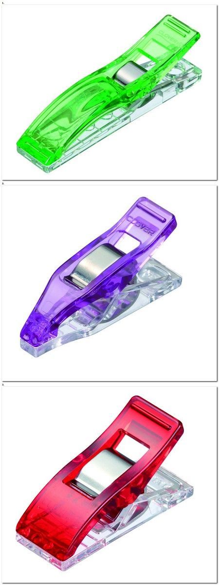 Clover MFG Co.Ltd.-Clover Stoffklammern - Wonder Clips _24-3190_