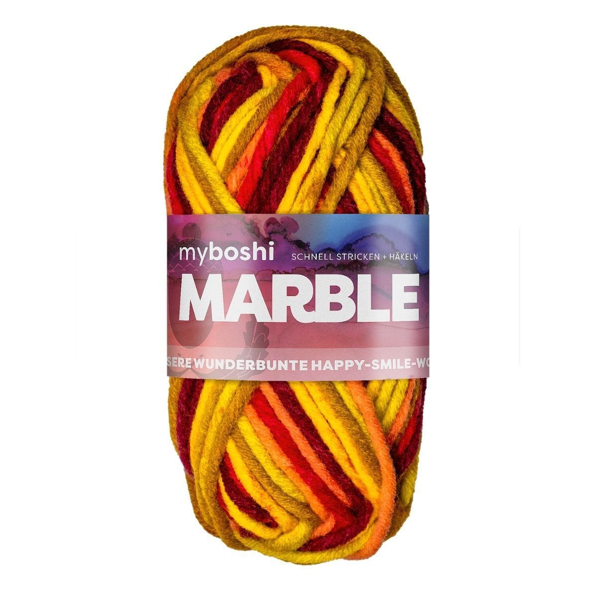 myboshi Marble, 70% Polyacryl, 30% Wolle (Merino) 50g/55m, Nadelstärke 6-7mm