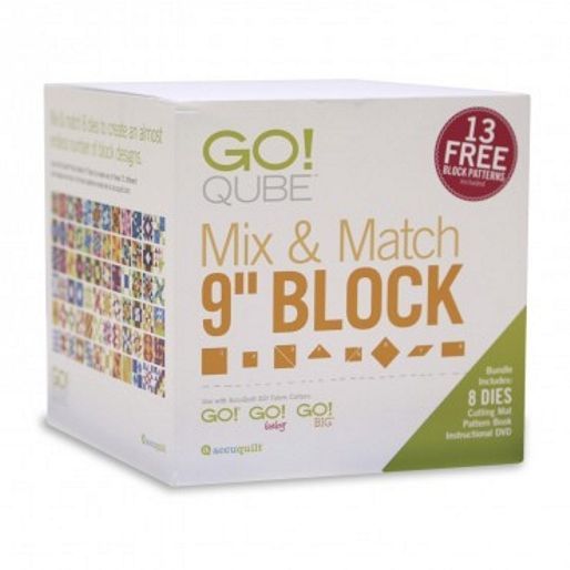 Accuquilt GO! Qube Mix and Match 9 inch (22,86 cm) Block