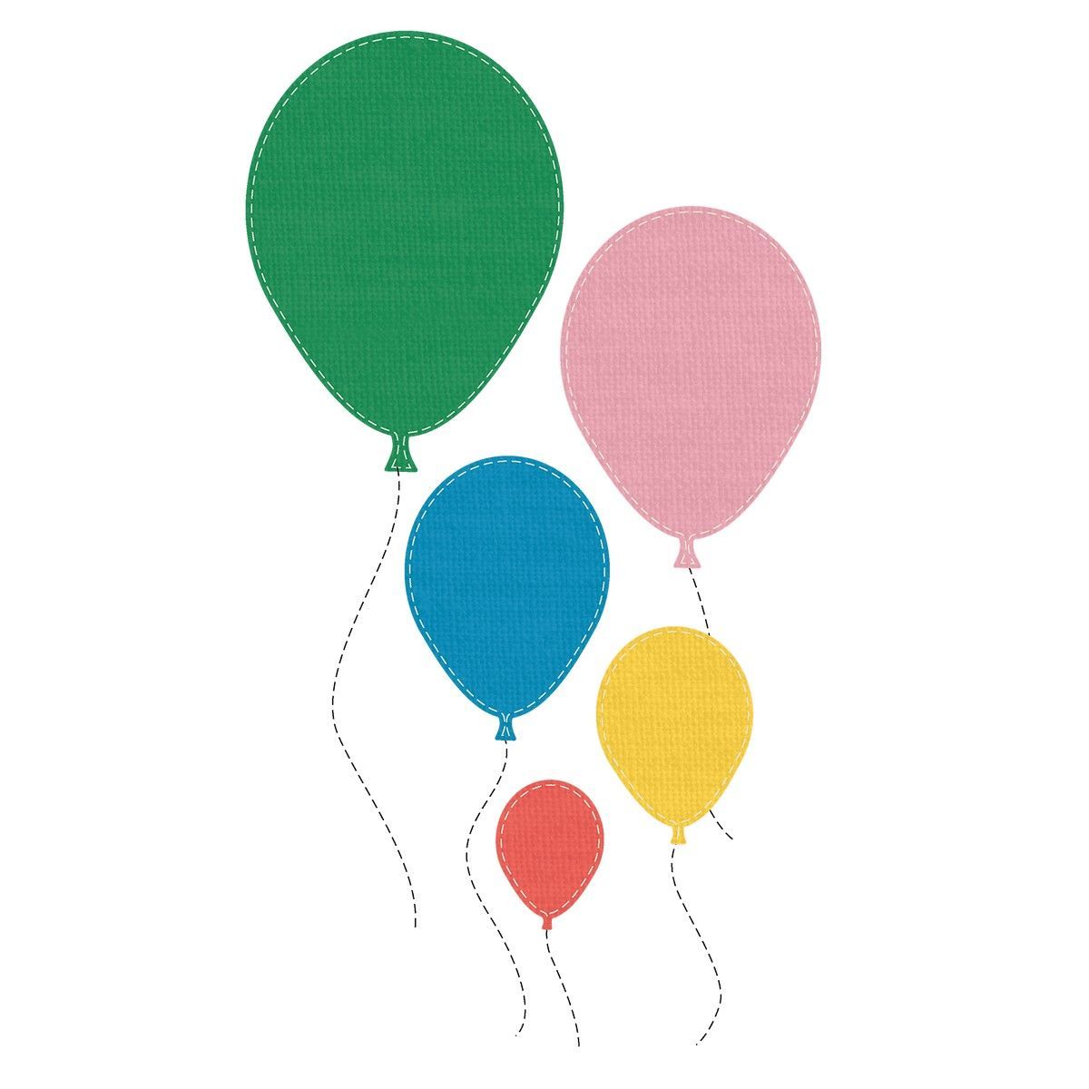 Crafters Edge Stanzform Set Luftballons in 5 Größen Crafters Edge Stanzform Set Luftballons in 5 Größen