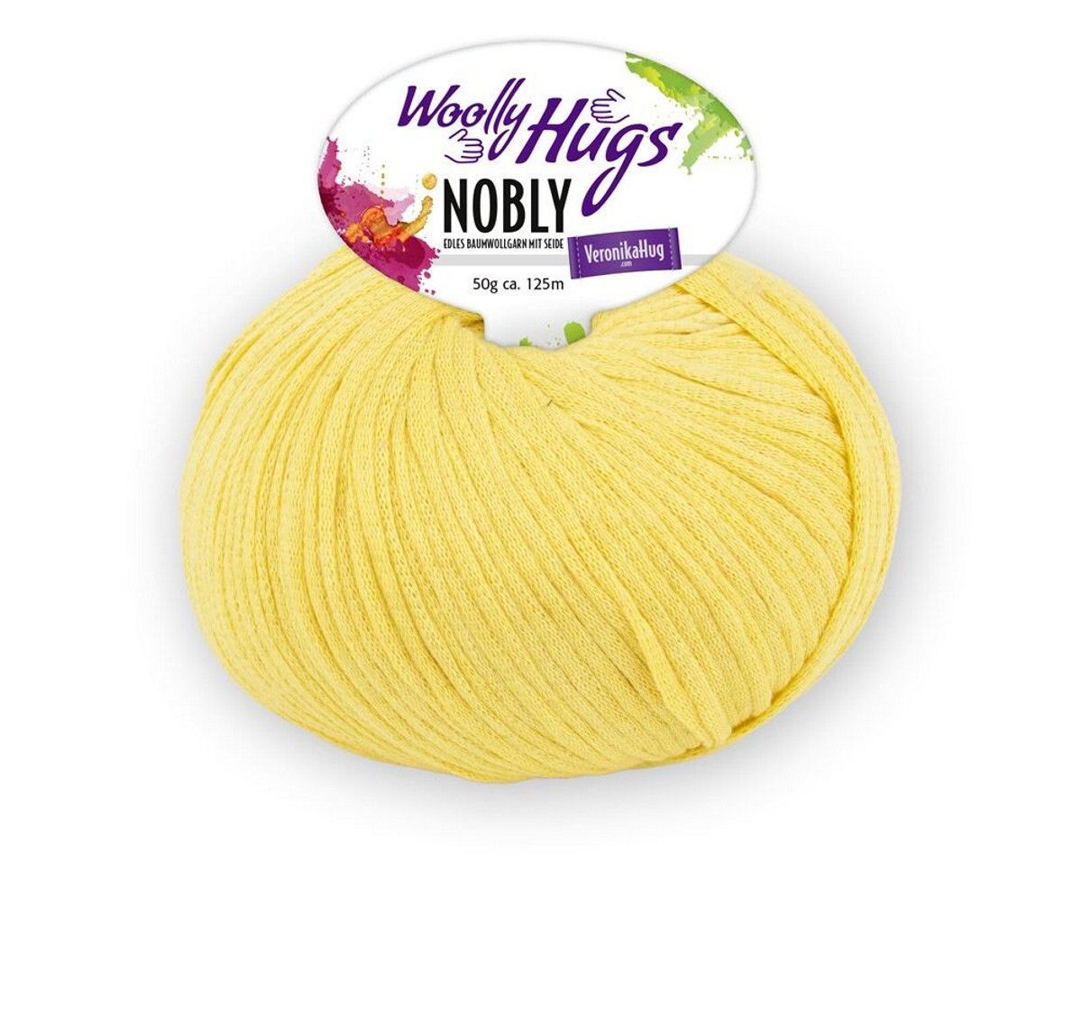 Woolly Hugs Nobly Fb 22 74% Baumwolle / 26% Seide, 125m/50g