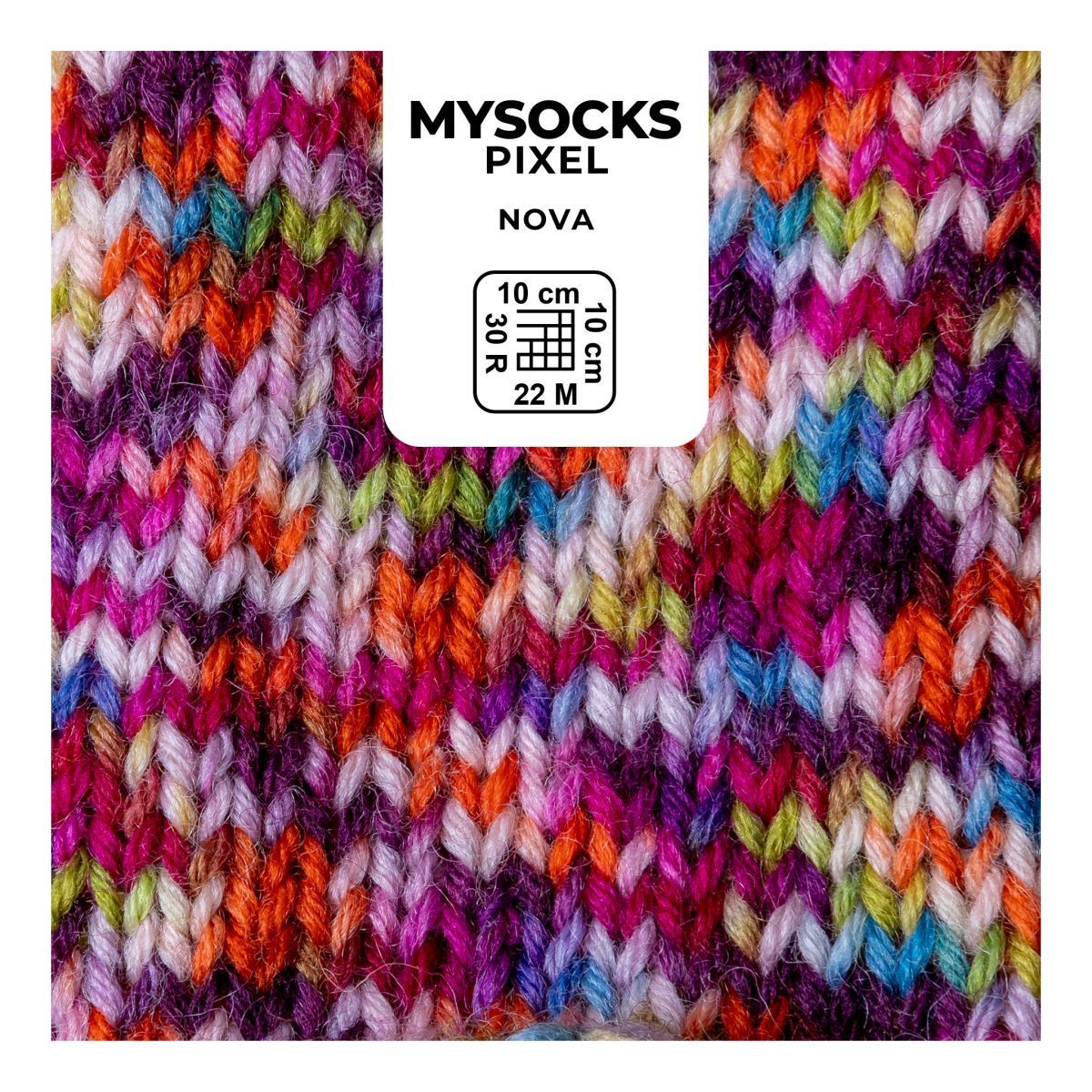 myboshi GmbH-myboshi mysocks Pixel, 75% Schurwolle, 25% Polyamid_35-8511188_