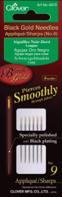 Schwarzgoldnadeln lang Nr.10 6St/Karte VE3 Schwarzgoldnadeln lang Nr.10 6St/Karte VE3