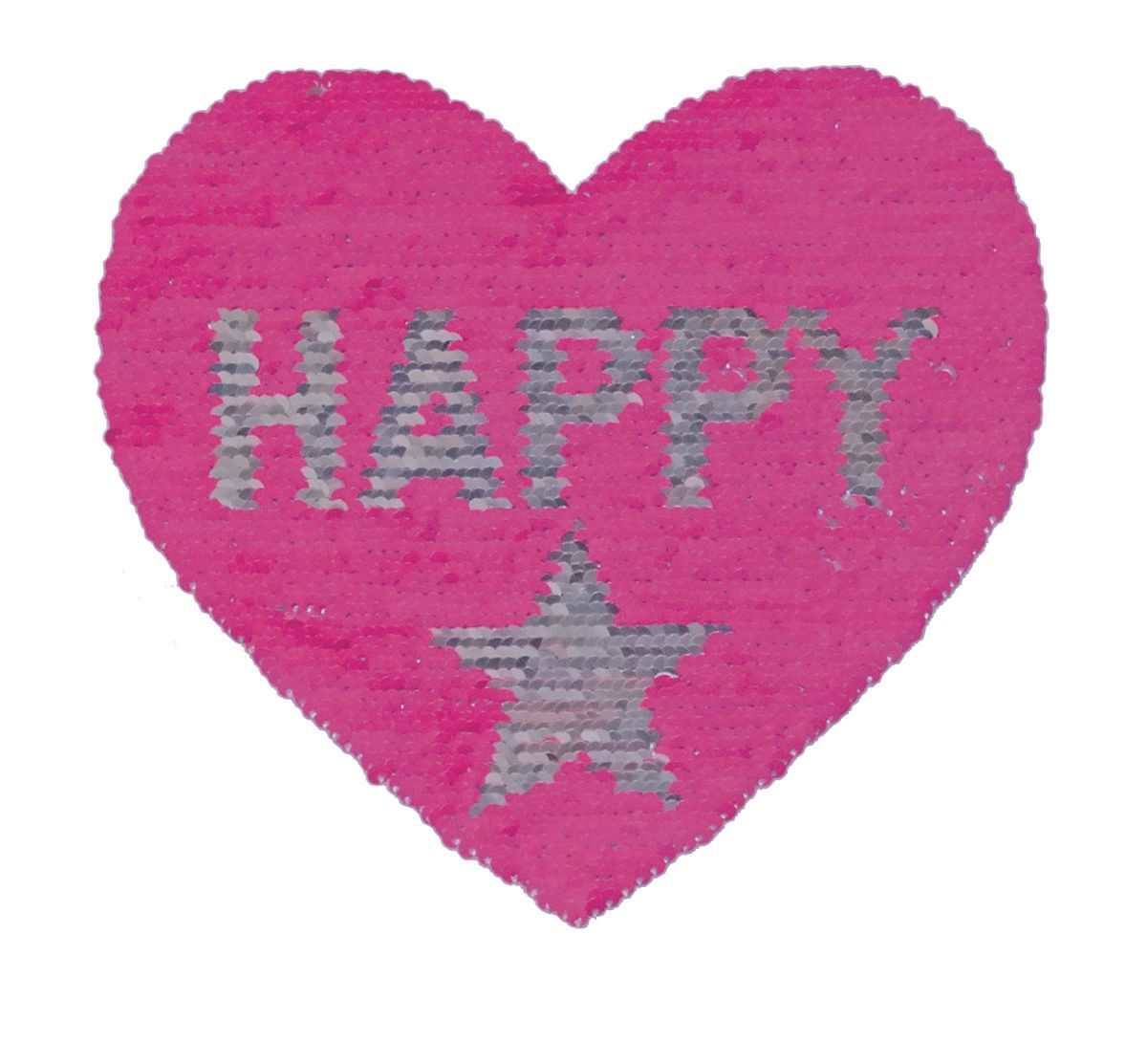 Kleiber + Co. GmbH-Kleiber Wendepailletten Herz Happy_43-9899_