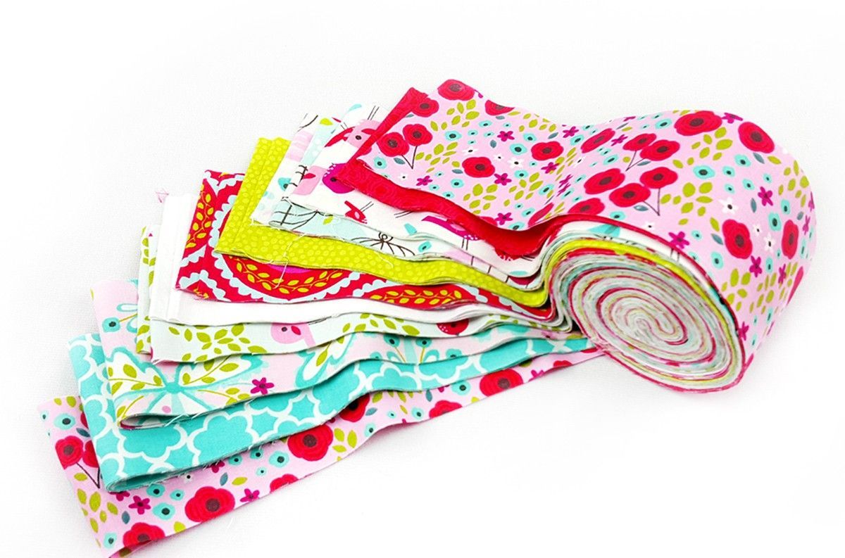 Craft Cotton-Craft Cotton Chirpy Magee Fabric Roll, 100% CO_46-204702_