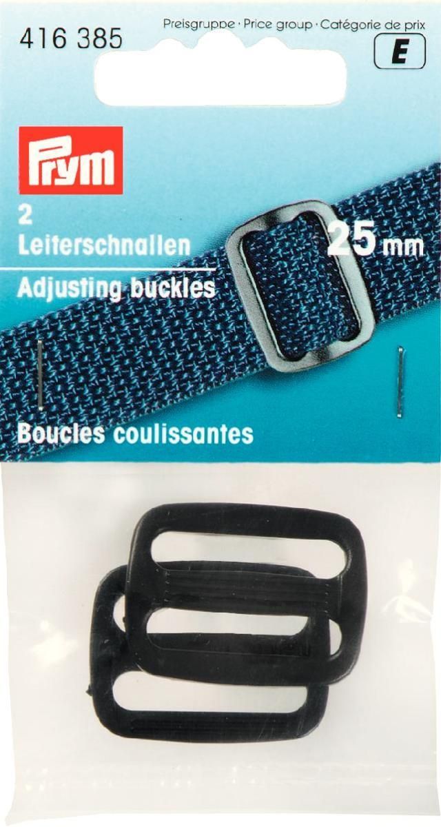 Leiterschnallen KST 25 mm schwarz