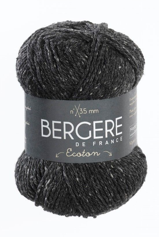Bergere Ecoton 100% recycelte Fasern, Fb. Anthracite 48% Baumwolle, 48% Polyacryl, 4% Div. Fasern