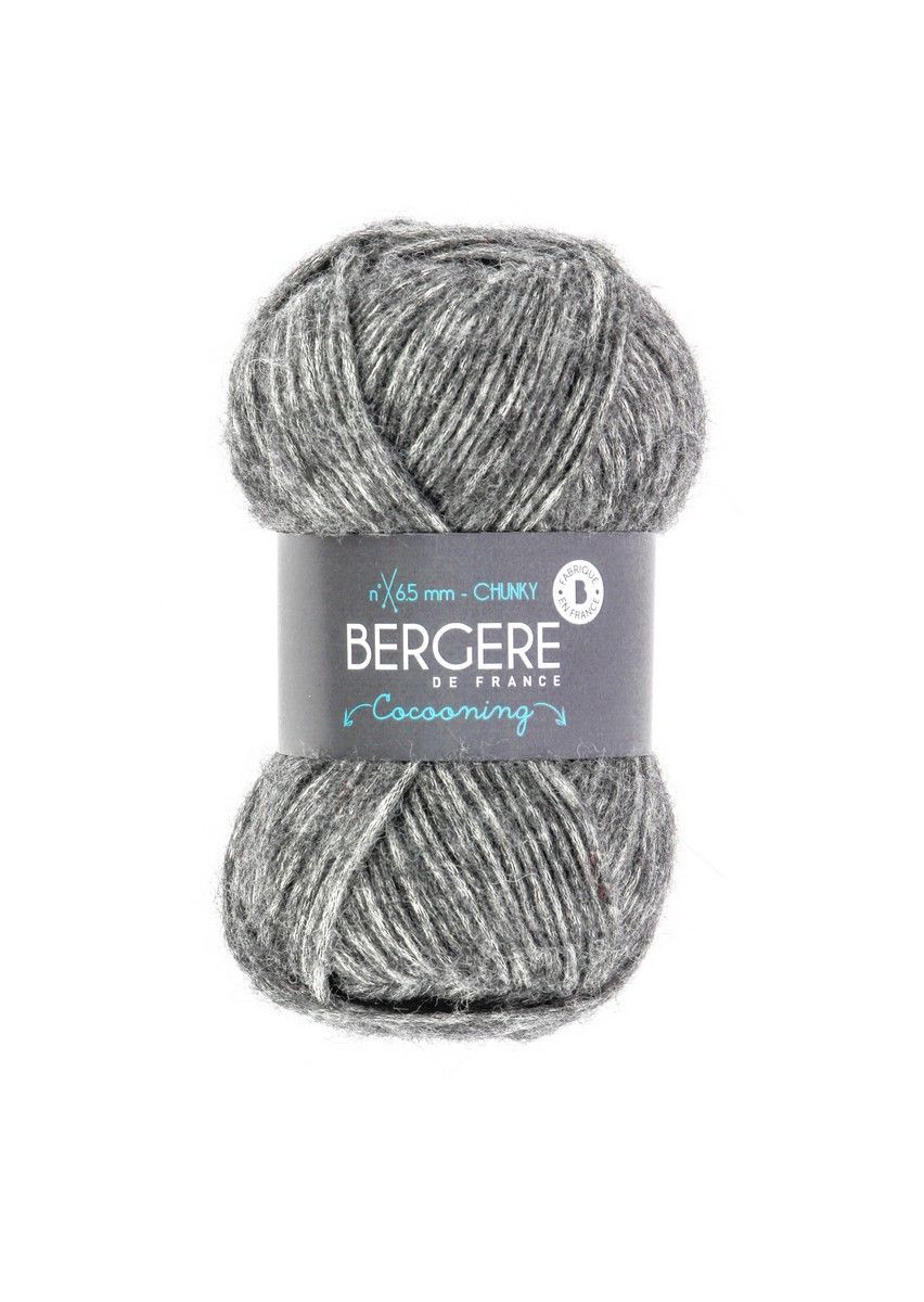 Bergere Caprice 75% Polyacrylic, 15% Wool 10% Polyester, 80m/50g,  col. Gris