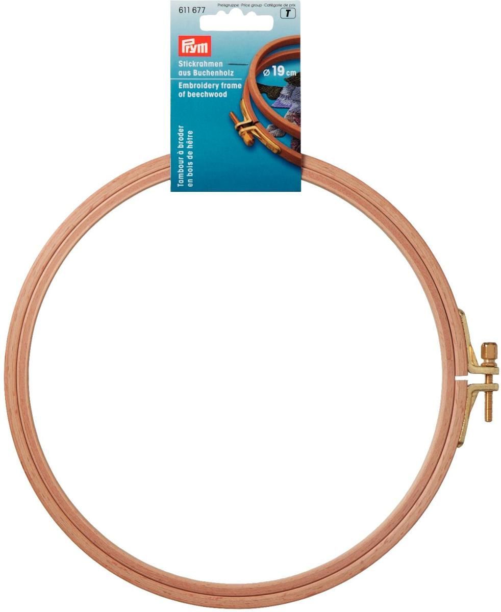 Embroidery Frame poli. hardw. w. screw 0,8x18,5cms